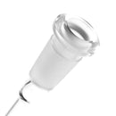 HiSi Glass - Flushmount Downstem - 18/14mm Female - 7.5" - The Cave