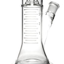 HiSi Glass - 18" Straight Tube - Double Bell Perc 2.0 - The Cave