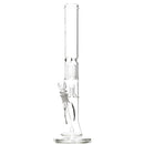 HiSi Glass - 18" Straight Tube - Double Bell Perc 2.0 - The Cave