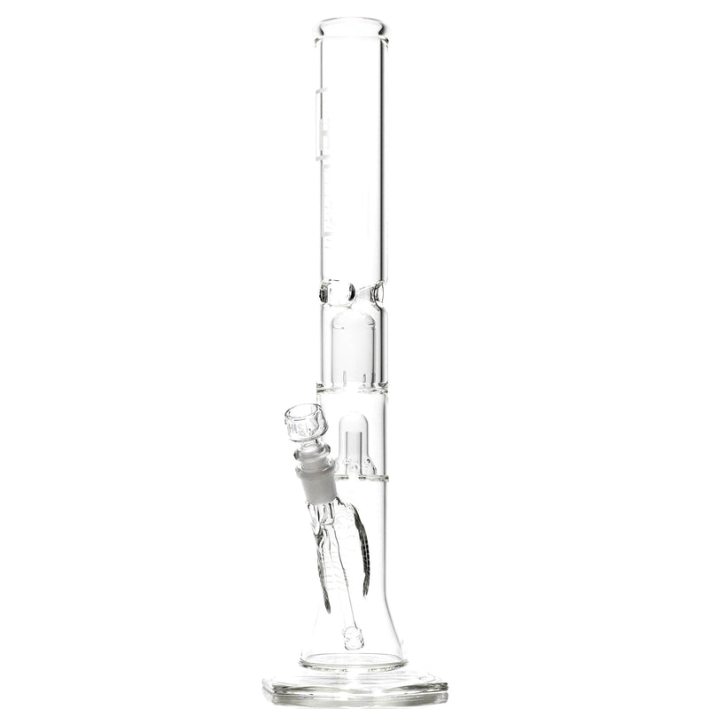 HiSi Glass - 18" Straight Tube - Double Bell Perc 2.0 - The Cave