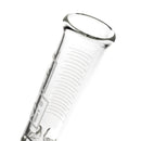 HiSi Glass - 18" Straight Tube - Jr. Triple U Perc - The Cave