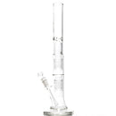 HiSi Glass - 18" Straight Tube - Jr. Triple U Perc - The Cave