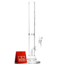 HiSi Glass - 18" Straight Tube - Geyser Perc - The Cave