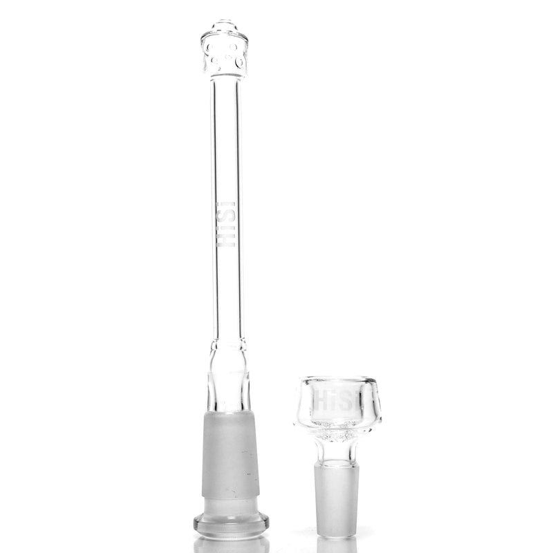 HiSi Glass - 18" Beaker - Triple U Perc - The Cave