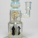 Ill Glass - Custom Flux Cycler w/ Stabilization Pylons - UV Neo Light & Crushed Opal - The Cave