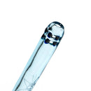 Ill Glass - Custom Mini Beaker - Transparent Blue w/ Rainbow Linework - The Cave