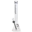 Illadelph - Medium Beaker - Frosted Signature Series - Black & White - The Cave