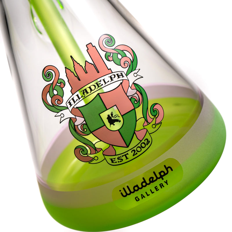 Illadelph - Custom Sandblasted Beaker - Watermelon 5mm - The Cave