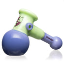 Illadelph - Hammer Dry Pipe - Milky Green & Purple - The Cave