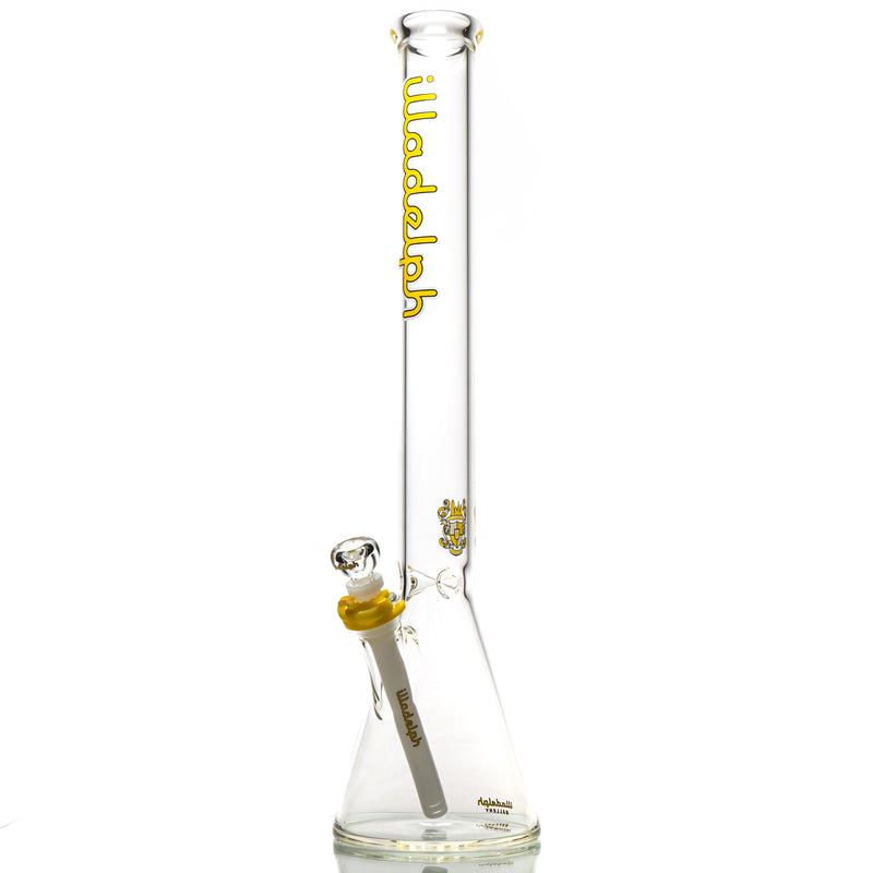 Illadelph - Tall Beaker - Yellow & White 5mm - The Cave