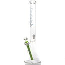 Illadelph - Medium Straight - White on White w/ Milky Green Downstem 5mm - The Cave