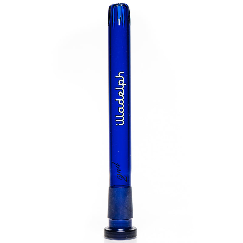 Illadelph - 6 Slit Downstem - Cobalt w/ White Label - *2nd Quality - The Cave