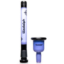 Illadelph - Encalmo Downstem & Slide Set - Milky Purple & Black Scope - The Cave