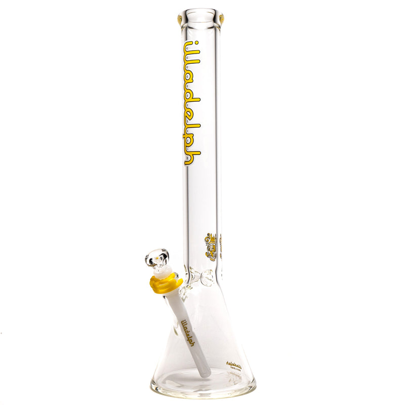 Illadelph - Medium Beaker - Yellow & White Label 7mm - The Cave