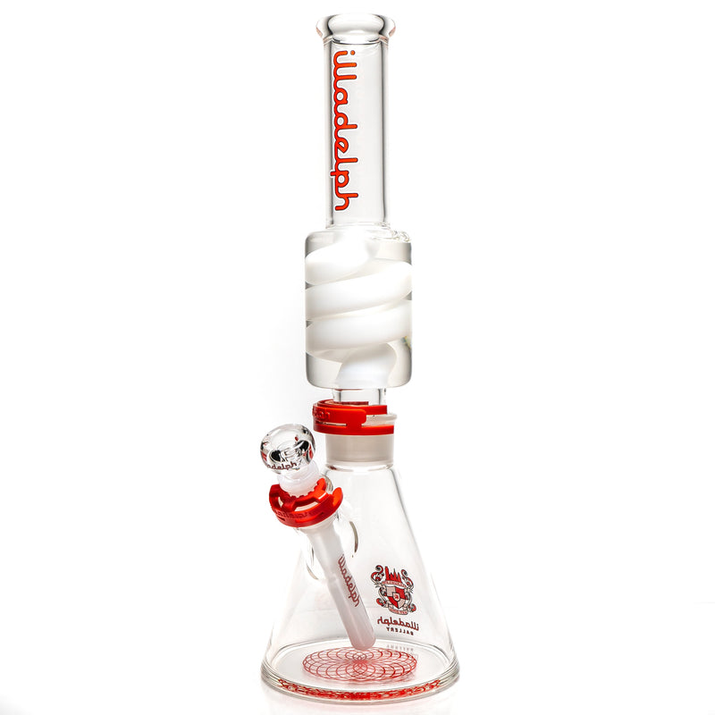 Illadelph - Medium Coil Condenser - Red & White - The Cave