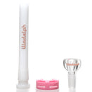 Illadelph - Mini Beaker - Pink & White 5mm - The Cave