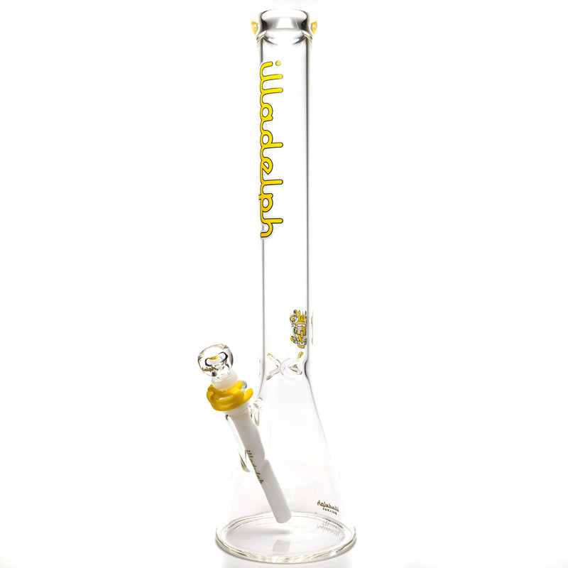 Illadelph - Medium Beaker - Yellow & White Label 5mm - The Cave