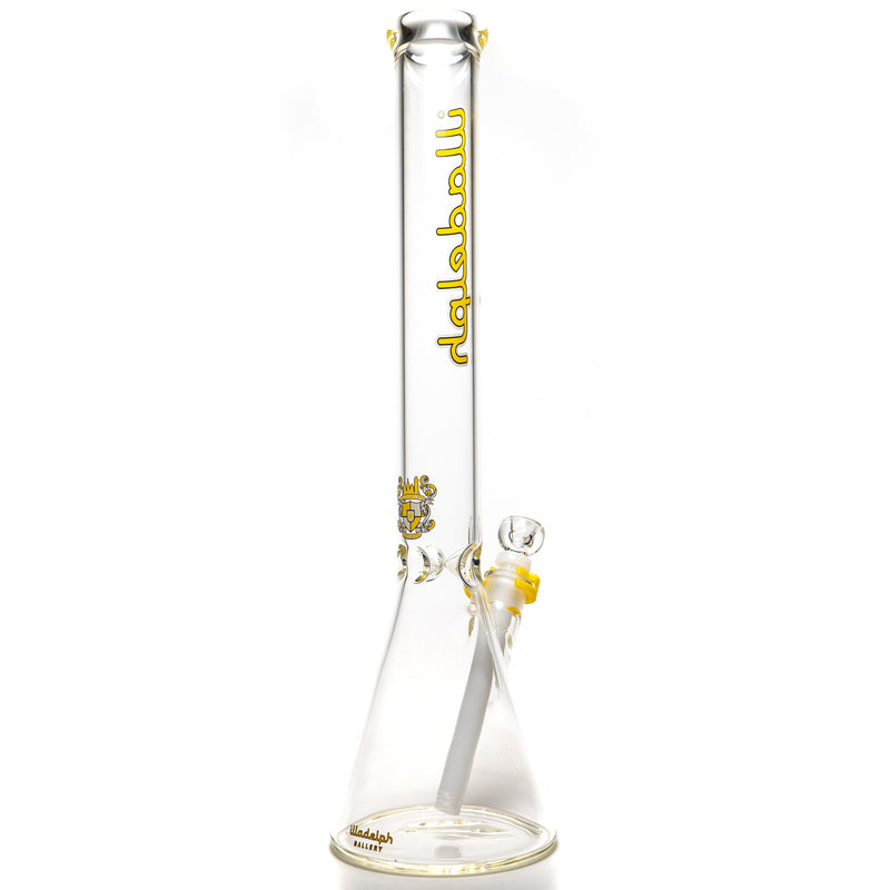 Illadelph - Medium Beaker - Yellow & White Label 5mm - The Cave