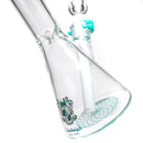 Illadelph - Mini Beaker - Teal & White 5mm - The Cave