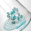 Illadelph - Mini Beaker - Teal & White 5mm - The Cave