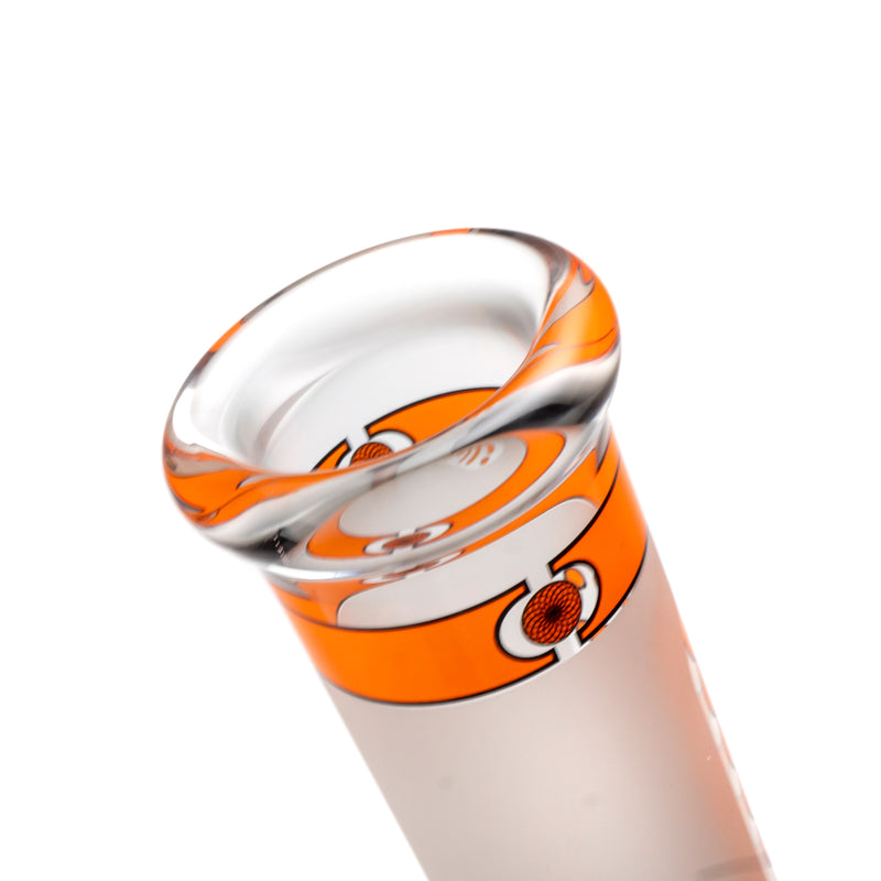 Illadelph - Medium Beaker - Frosted Signature Series - Orange - The Cave