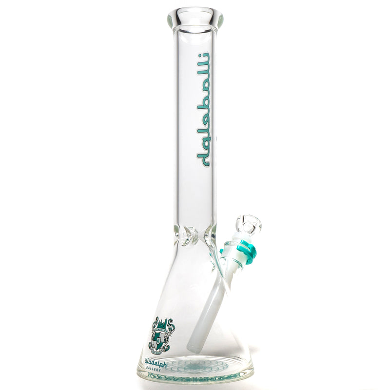 Illadelph - 45mm Beaker - Teal & White 5mm - The Cave