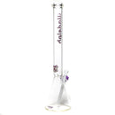 Illadelph - Tall Beaker - Purple & White 5mm - The Cave