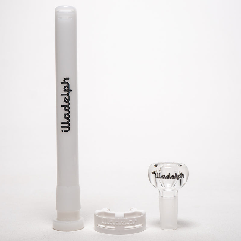 Illadelph - Tall Beaker - Grey & White Label 7mm - The Cave