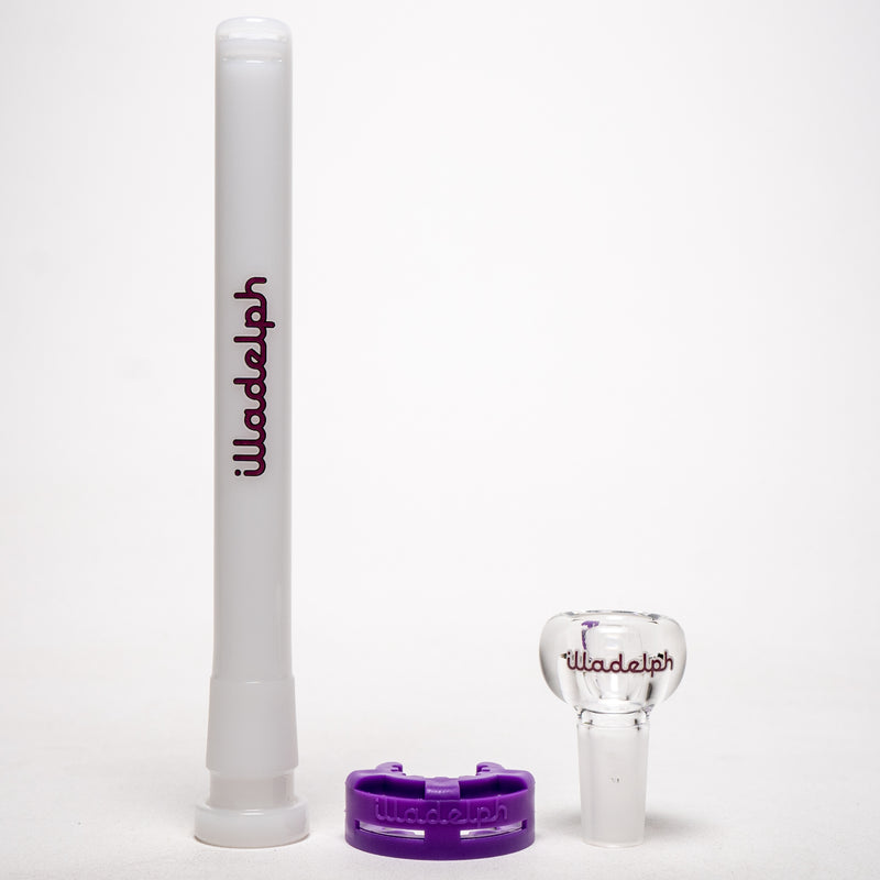 Illadelph - Short Beaker - Purple & White 5mm - The Cave