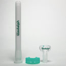 Illadelph - Medium Straight - Aqua & White 5mm - The Cave