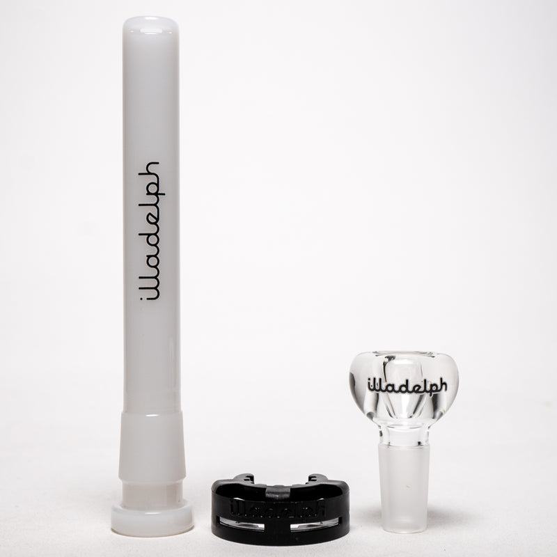 Illadelph - 45mm Beaker - Black & White 5mm - The Cave