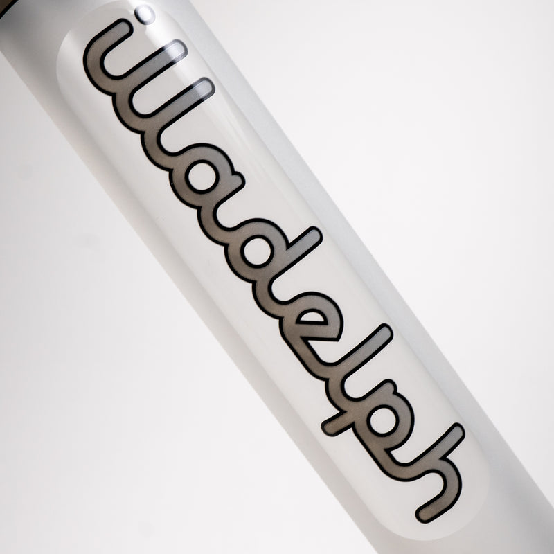 Illadelph - Tall Beaker - Frosted Signature Series - Grey Label 5mm - The Cave