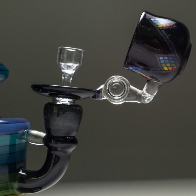 Jred - Rainbow Hatchet Encalmo Bubbler - The Cave