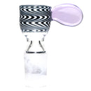 K2 Glass - Worked Snap Slide - 14mm - Jailhouse Wag w/ CFL Potion Handle