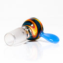 K2 Glass - Worked Snap Slide - 14mm - Fire & Water Wag w/ Ether Handle - The Cave