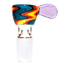 K2 Glass - Worked Snap Slide - 14mm - Fire & Water Wag w/ CFL Potion Handle