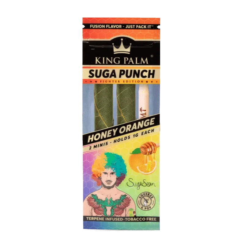 King Palm - Mini Rolls - 2 Pack - Suga Punch Honey Orange - The Cave