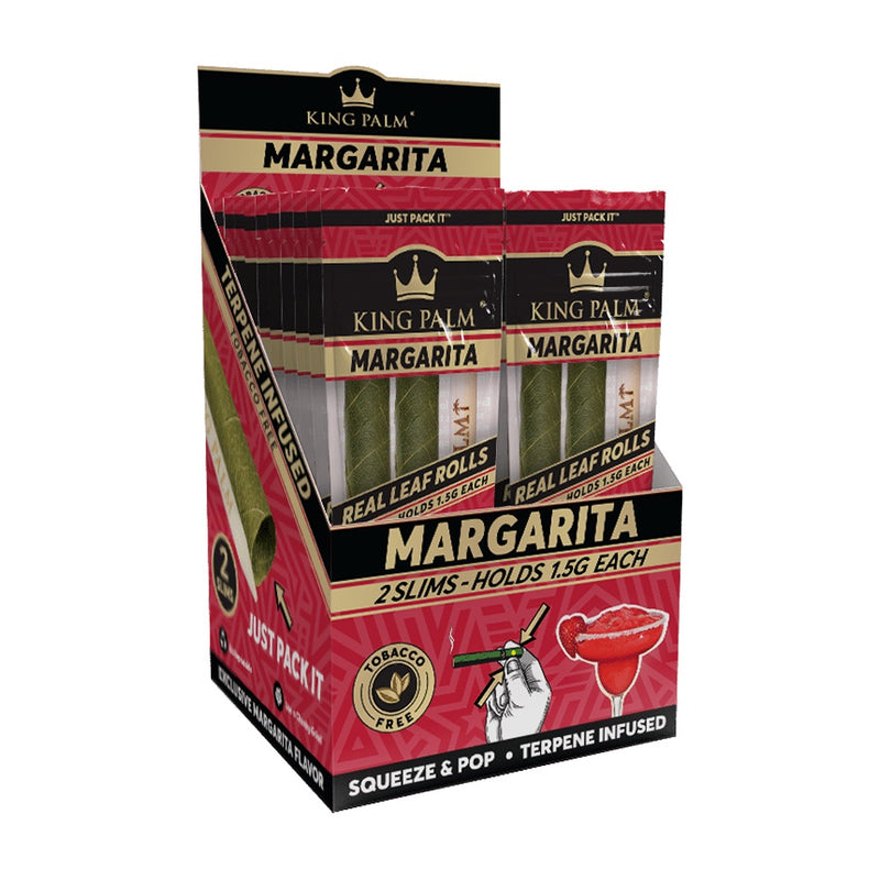 King Palm - Slim Rolls - 2 Pack - Margarita - 20 Pack Box - The Cave