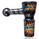 Leisure - Worked Disk Slide - 18mm - Sparkle Black w/ Fire & Ice - The Cave