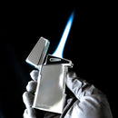 Lotus Torch - Apollo L4870 - Dual Flame Torch Lighter & Punch - Blue & Chrome - The Cave
