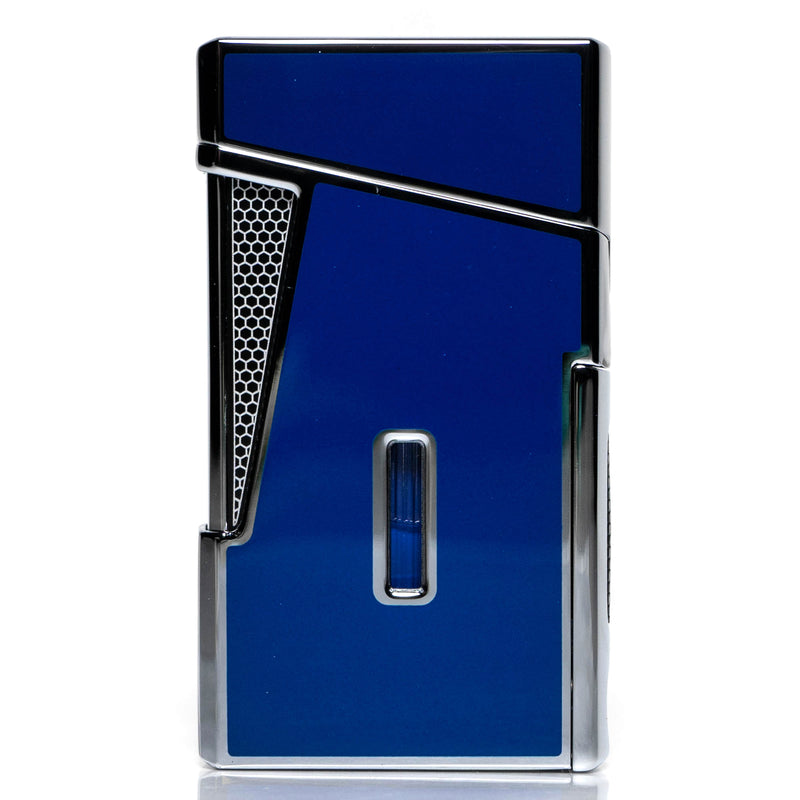 Lotus Torch - Apollo L4870 - Dual Flame Torch Lighter & Punch - Blue & Chrome - The Cave