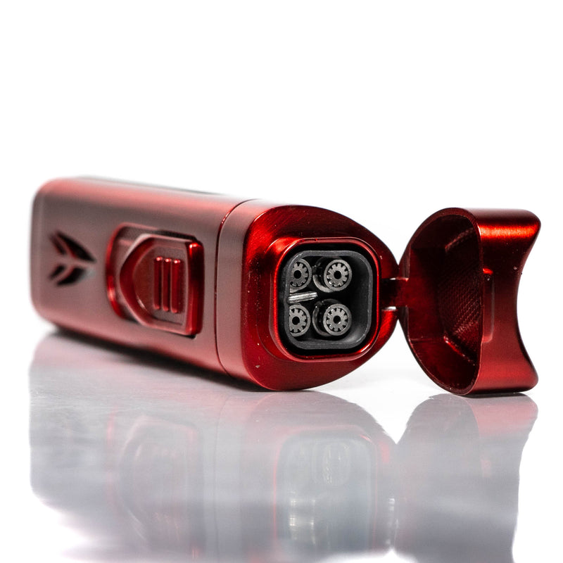 Lotus Torch - Monarch L7220 - Quad Flame Torch Lighter w/ Cigar Rest & Punch - Red - The Cave