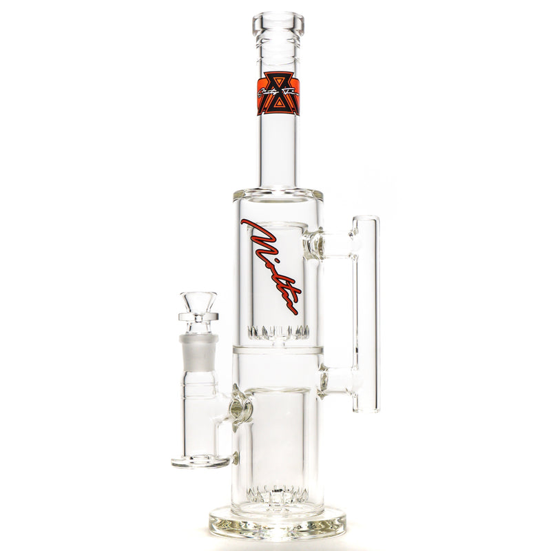 Moltn Glass - Sixty Five - Double Can Perc - Red Signature Label - The Cave