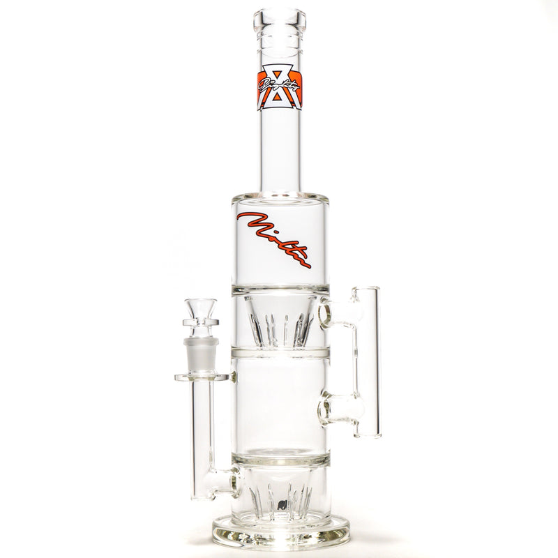 Moltn Glass - Eighty - Double GÿZR Perc - Orange Sig. - The Cave