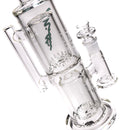 Moltn Glass - Sixty Five - Double Can Perc - Green Sig. - The Cave