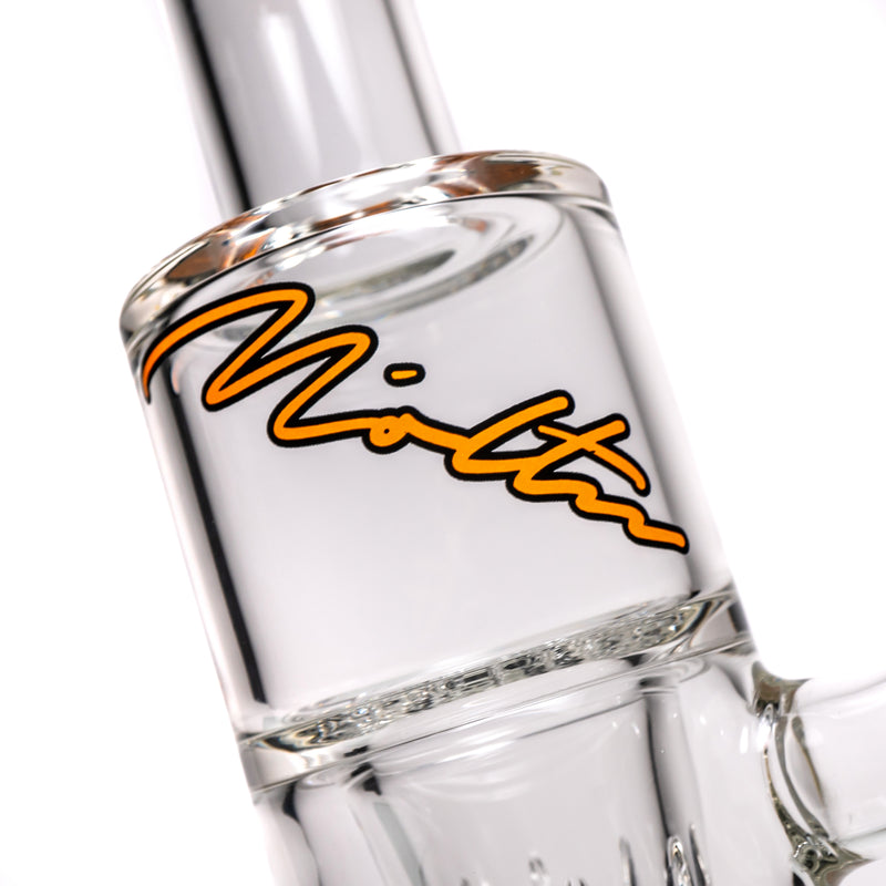 Moltn Glass - Sixty Five - Double GÿZR Perc - Orange Sig. - The Cave