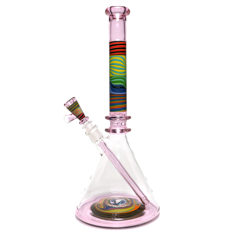 MTP Glass - BBB Mismatched Beaker - Transparent Pink - The Cave