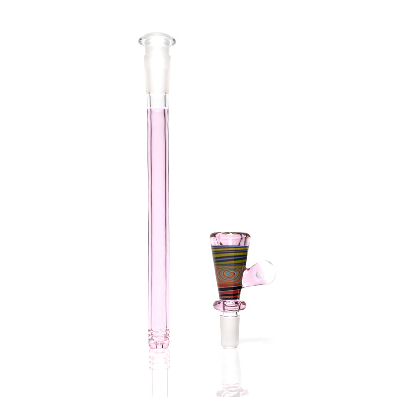 MTP Glass - BBB Mismatched Beaker - Transparent Pink - The Cave