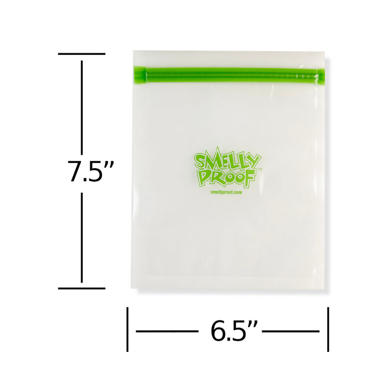 Smelly Proof - Medium Bag - Clear - 10 Pack Bundle - The Cave