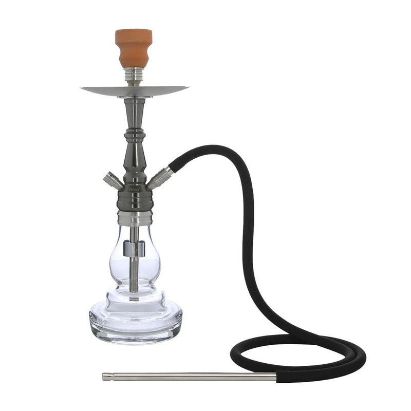 MYA - Stainless Steel Hookah - Mini Robusto 500S - Grey - The Cave